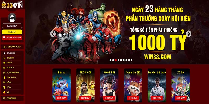 Trải Nghiệm Cá Cược Đỉnh Cao Cùng - 33win Thăng Hoa